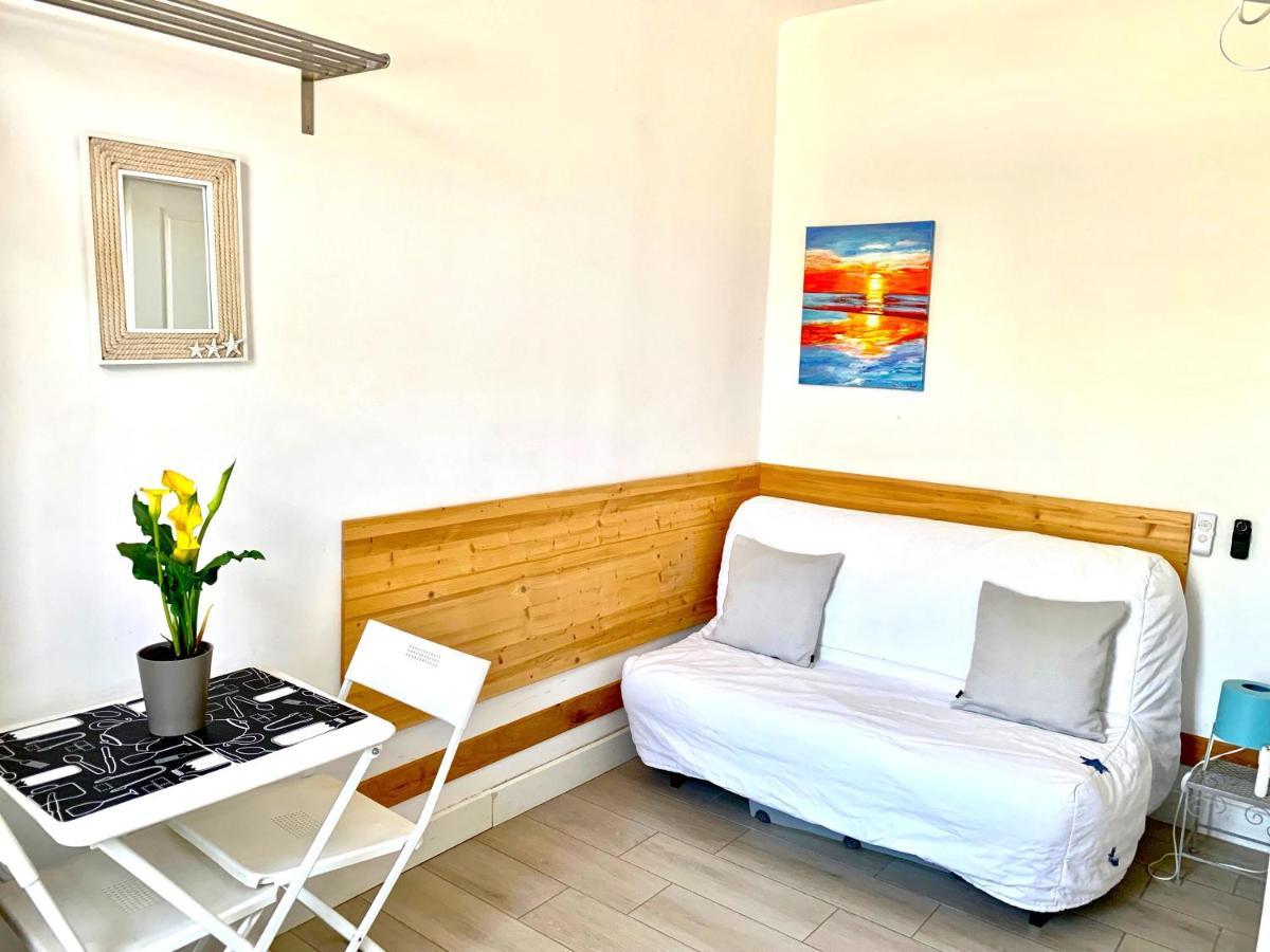 Blue Summer Vibes Mini Studio For Two, Ac, Parking, Beach At 50M, Spa Access -2 La Ciotat Eksteriør bilde